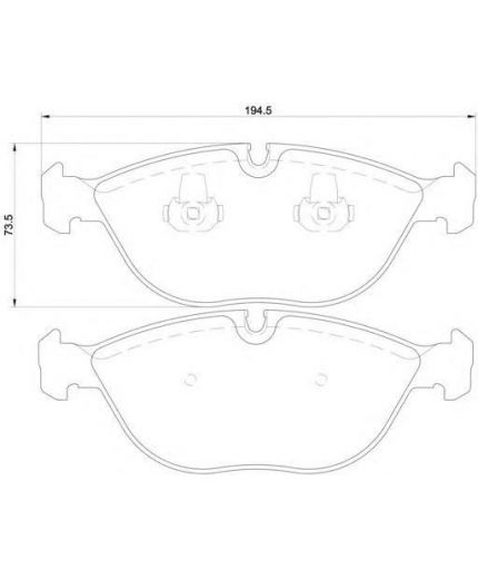 Textar Колодки дисковые передние