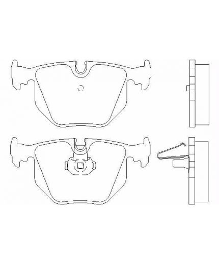 Textar Колодки дисковые задние