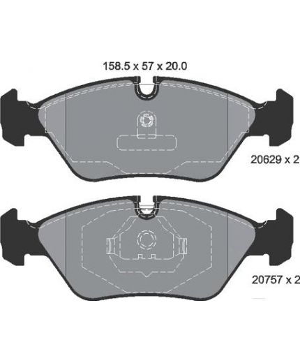 Textar Колодки дисковые