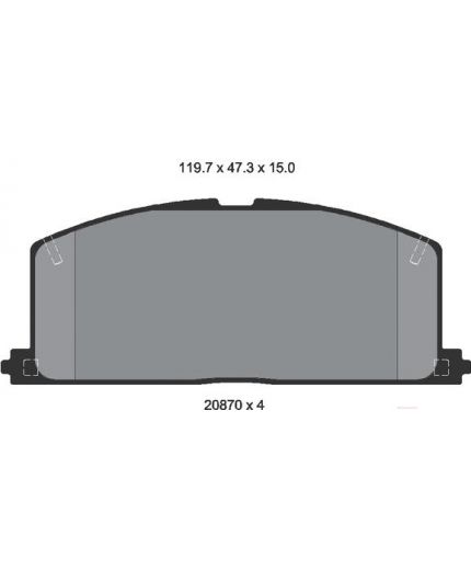 Textar Колодки дисковые