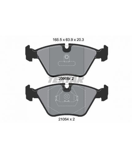 Textar Колодки дисковые передние