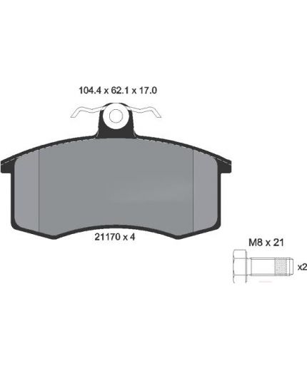 Textar Колодки дисковые