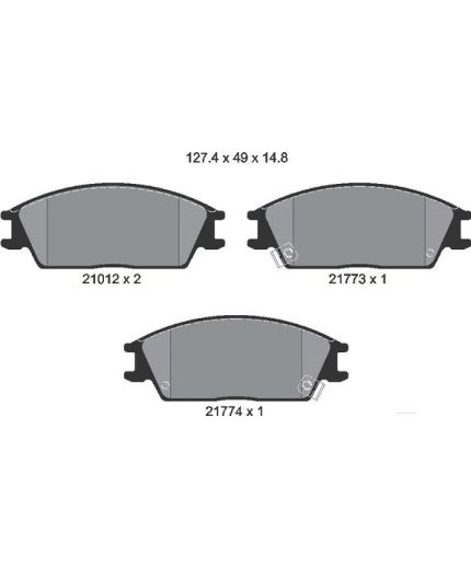 Textar Колодки дисковые