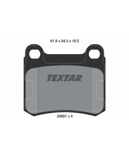 Textar Колодки дисковые