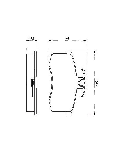 BOSCH Колодки дисковые передние
