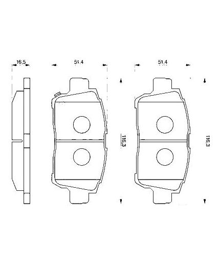 BOSCH Колодки дисковые передние