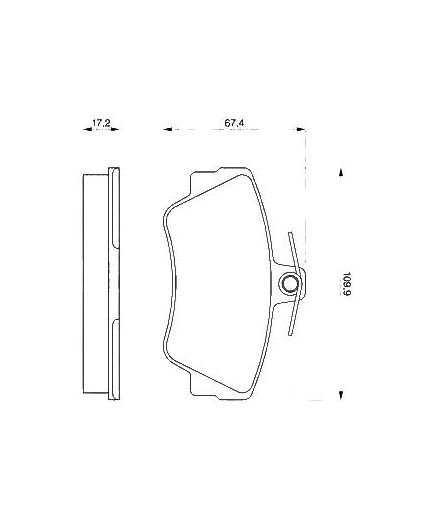 BOSCH Колодки дисковые передние