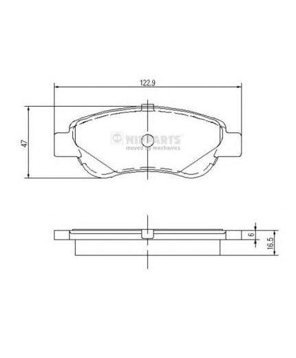 NIPPARTS Колодки дисковые Фото 2