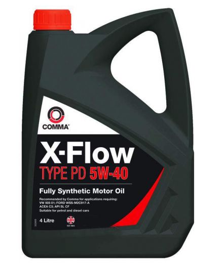 Моторное масло COMMA X-FLOW TYPE PD 5W-40 4л