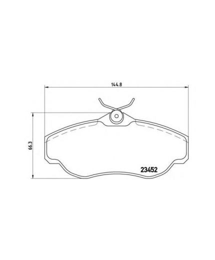 BREMBO Колодки дисковые