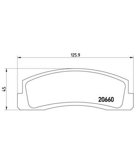 BREMBO Колодки дисковые