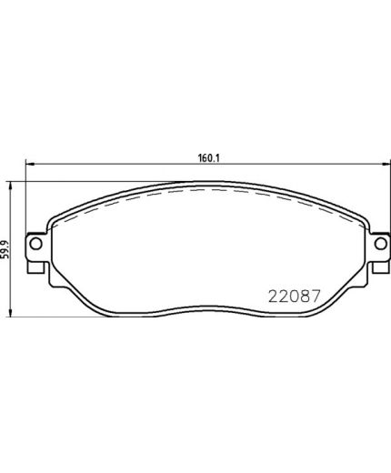 BREMBO Колодки дисковые передние