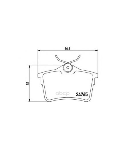 BREMBO Колодки дисковые