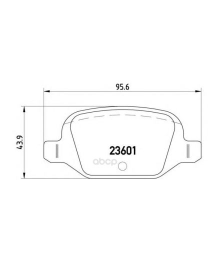 BREMBO Колодки дисковые