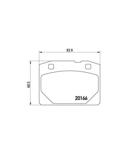 BREMBO Колодки дисковые