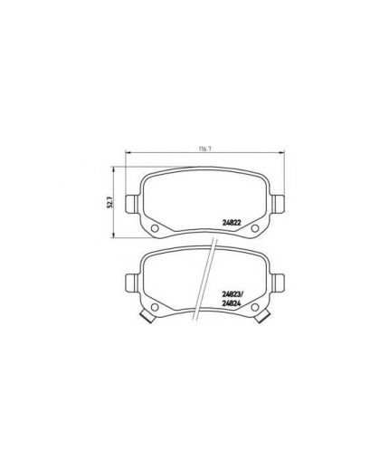 BREMBO Колодки дисковые