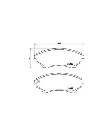 BREMBO Колодки дисковые