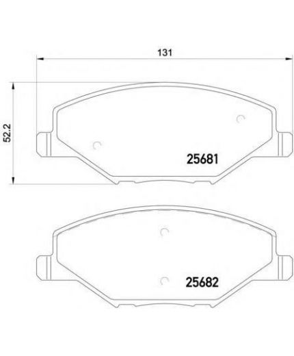 BREMBO Колодки дисковые