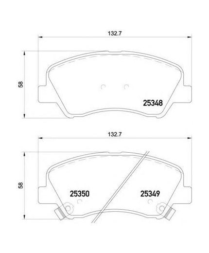 BREMBO Колодки дисковые