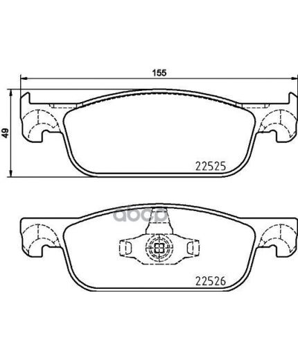 BREMBO Колодки дисковые передние
