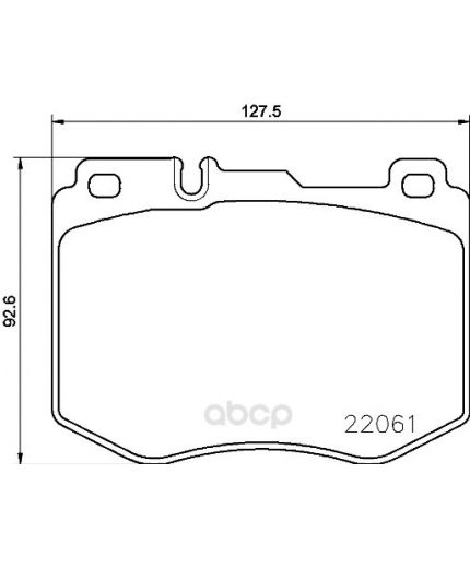BREMBO Колодки дисковые передние