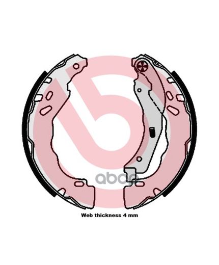 BREMBO Колодки барабанные