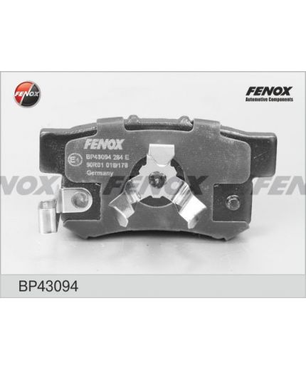 FENOX Колодки дисковые задние