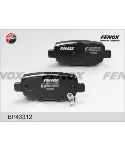 FENOX Колодки дисковые задние