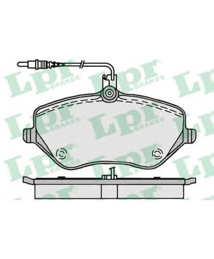 LPR Колодки дисковые