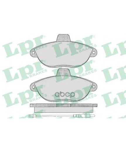 LPR Колодки дисковые