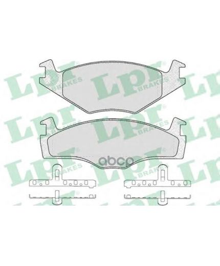 LPR Колодки дисковые
