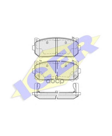 ICER Колодки дисковые