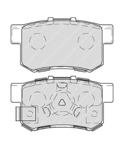 Ferodo Колодки дисковые задние