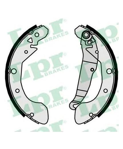 LPR Колодки барабанные