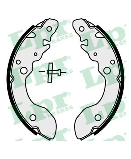 LPR Колодки барабанные