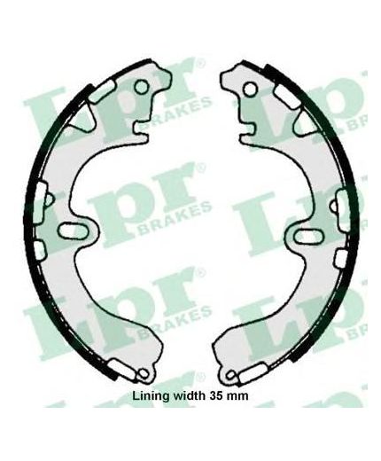 LPR Колодки барабанные