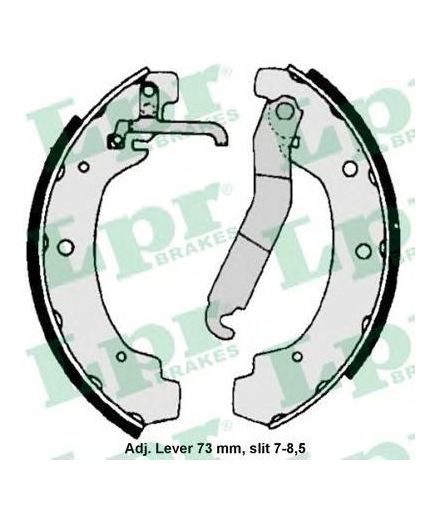 LPR Колодки барабанные