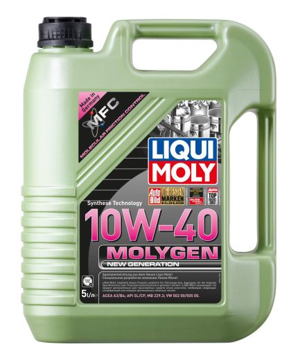 Моторное масло LIQUI MOLY Molygen New Generation 10W-40 5л+1л+ Сумка литровой канистры
