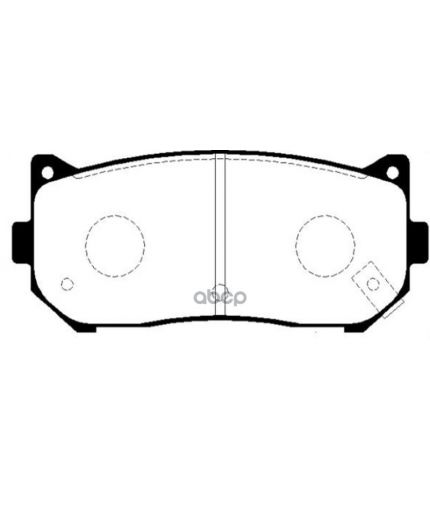 CTR Колодки дисковые задние