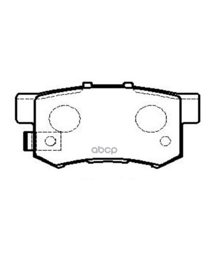 CTR Колодки дисковые задние