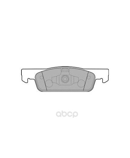 Delphi Колодки дисковые передние