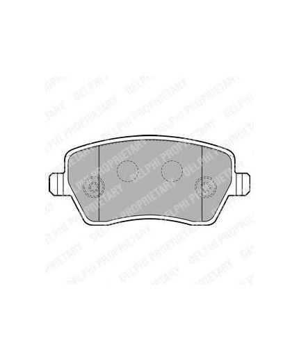 Delphi Колодки дисковые передние