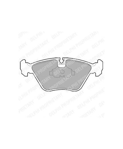 Delphi Колодки дисковые передние