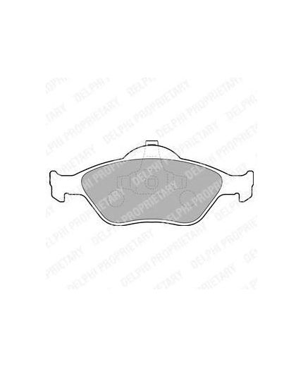 Delphi Колодки дисковые передние