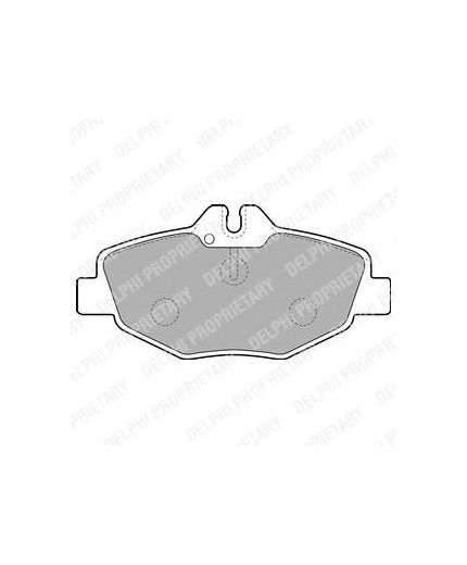 Delphi Колодки дисковые передние