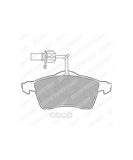 Delphi Колодки дисковые передние