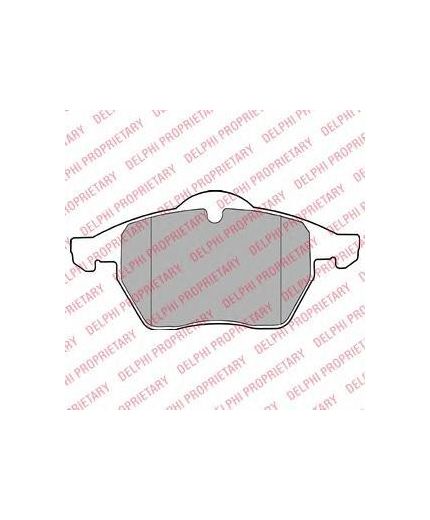 Delphi Колодки дисковые передние