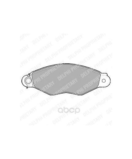 Delphi Колодки дисковые передние