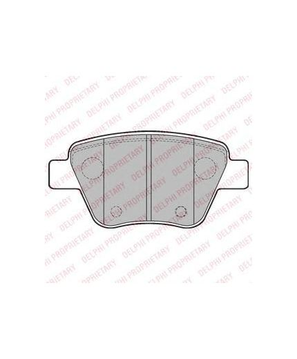 Delphi Колодки дисковые задние