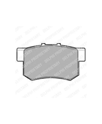 Delphi Колодки дисковые задние